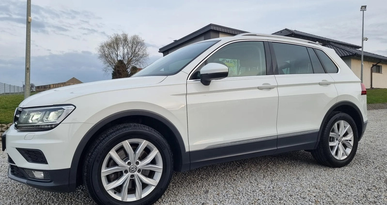 Volkswagen Tiguan cena 122987 przebieg: 152000, rok produkcji 2019 z Piaski małe 596